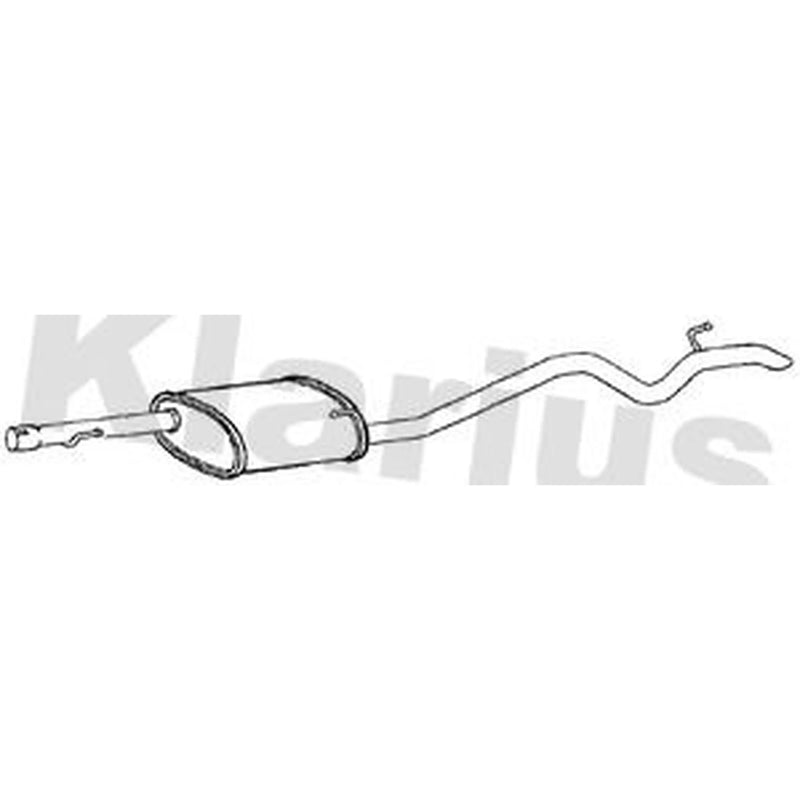 Klarius Box With Tail Pipe Rear DN829M