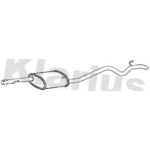 Klarius Box With Tail Pipe Rear DN829M