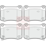 Apec Rear Brake Pad Set PAD1673