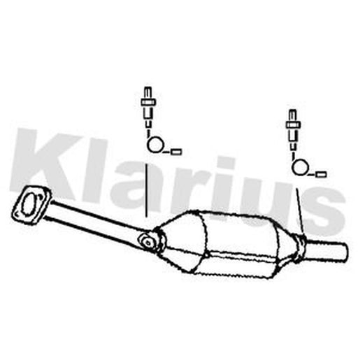 Klarius Catalyst T/A With Pipe (Kit 401710) Front 321301