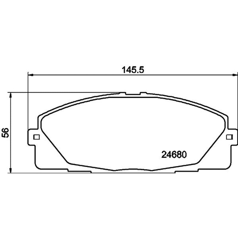 DON Front Brake Pad Set PCP1446