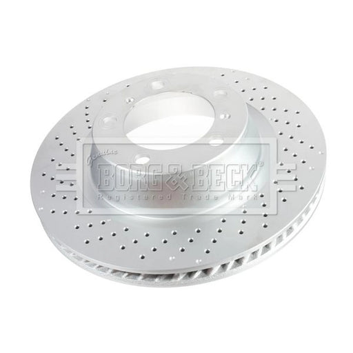 Borg & Beck 2 x Perforated/Vented Rear Brake Discs BBD6363S