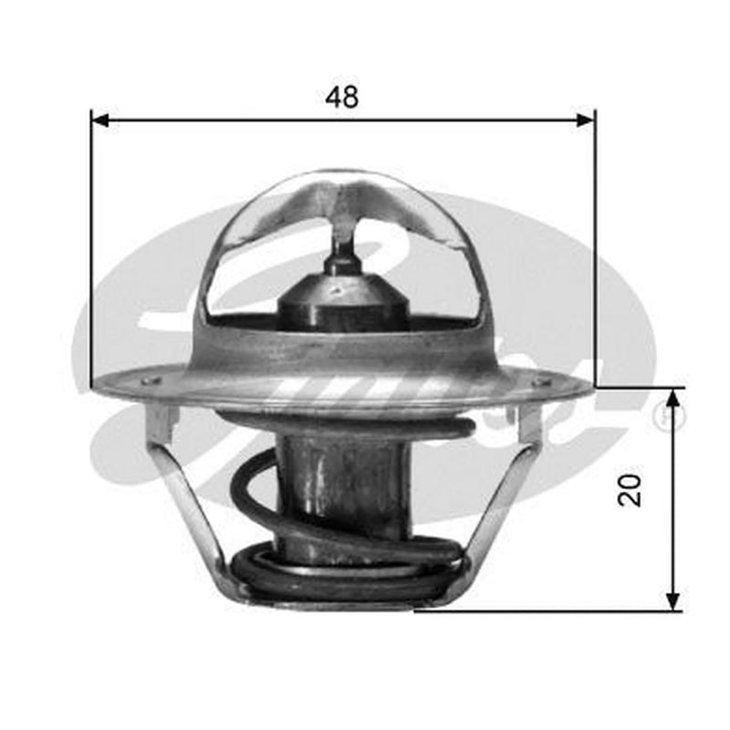 Gates Thermostat,Coolant TH00391G2