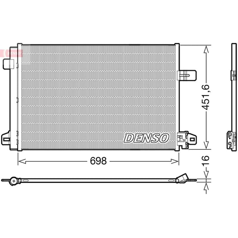 Denso Air Conditioning Condenser DCN32028