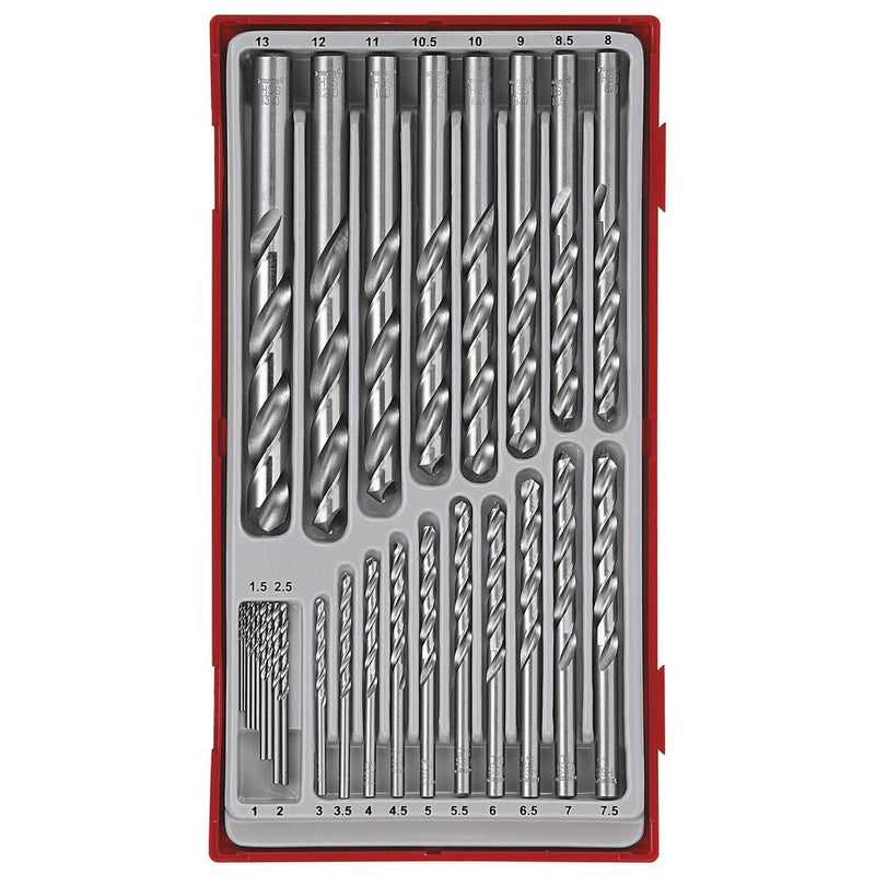Teng Tools Drill Bit Set TT1 28 Pieces 1.0-13.0 mm