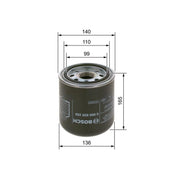 Bosch Cv Air Filter (A Dryer) Z8250 (Hgv) 0 986 628 250