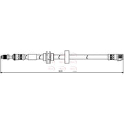 Apec Brake Hydraulic Hose Line Front HOS3858