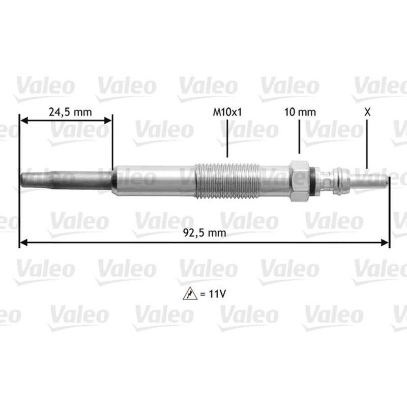 Valeo Diesel Engine Glow Plug 345109
