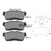 Textar Front Brake Pad Set 2526201