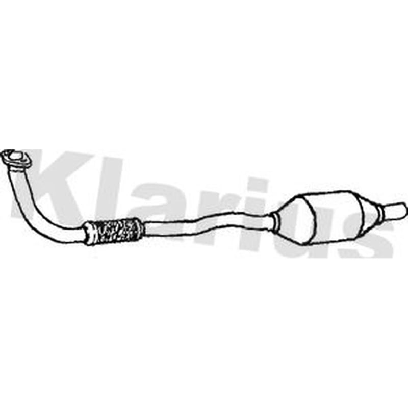 Klarius Catalyst Type Approved With Pipe Front 321217