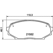Mintex Front Brake Pad Set MDB1413