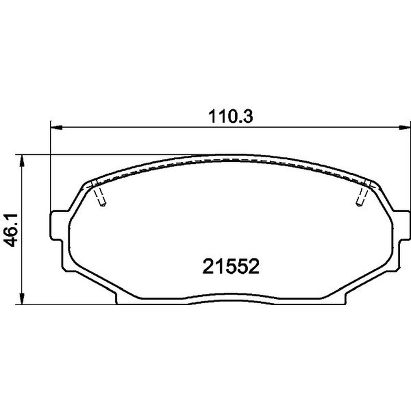 Mintex Front Brake Pad Set MDB1413