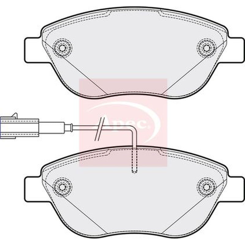 Apec Front Brake Pad Set PAD2109