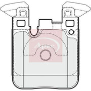 Apec Rear Brake Pad Set PAD1943