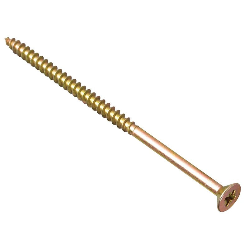 ForgeFix Multi-Purpose Pozi Compatible Screw CSK ST ZYP 5.0 x Box 100 60-120mm