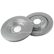 Borg & Beck 2 x Vented Rear Brake Discs BBD5671