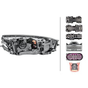 Hella Headlight Headlamp LED Left 1EX 011 869-411