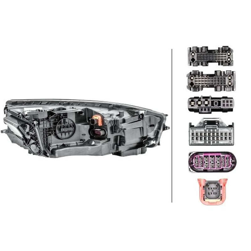 Hella Headlight Headlamp LED Left 1EX 011 869-411