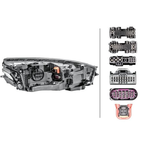 Hella Headlight Headlamp LED Left 1EX 011 869-411