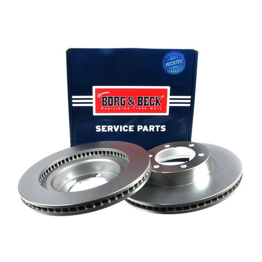 Borg & Beck 2 x Vented Front Brake Discs BBD4502