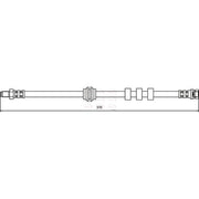 Apec Brake Hydraulic Hose Line Front HOS3419