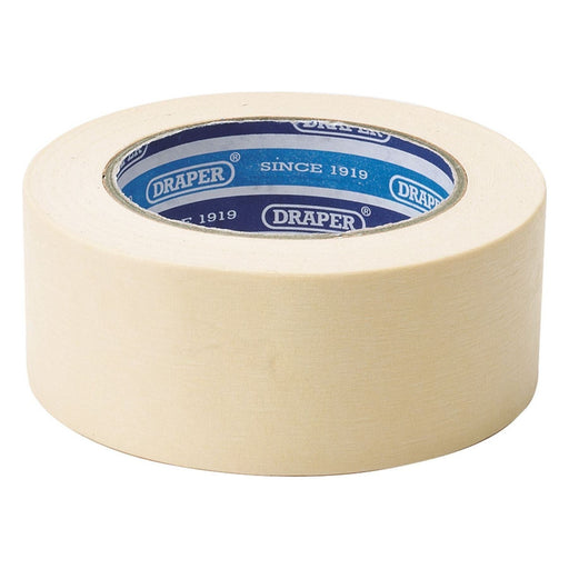 Draper Heavy Duty Masking Tape Roll, 50m x 50mm 63479 Draper  - Town Parts
