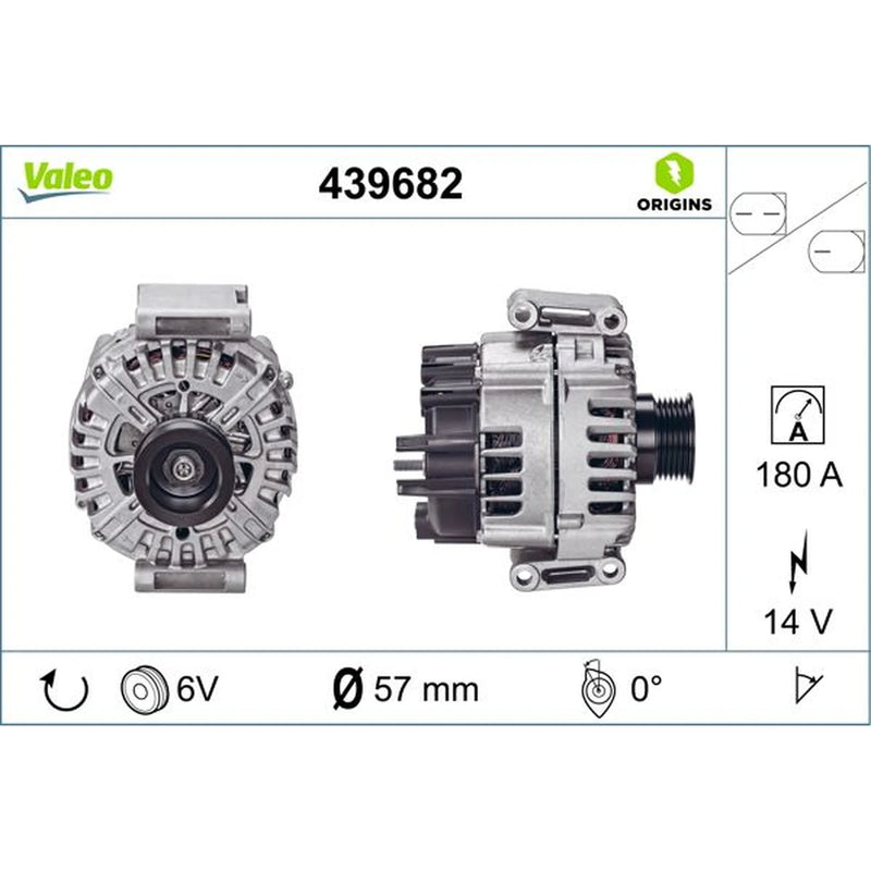 Valeo Car Alternator 12V 439682