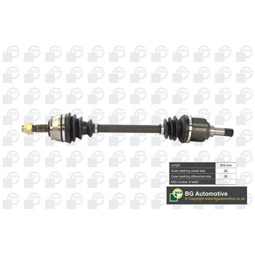 BGA CV Drive Shaft Driveshaft Front Left DS2201L