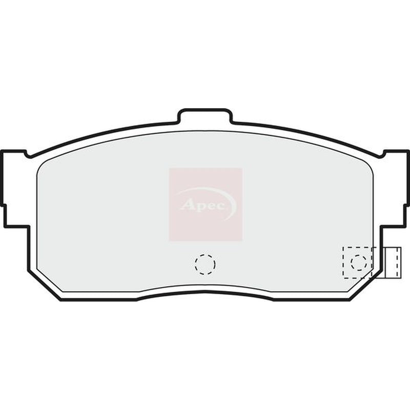 Apec Rear Brake Pad Set PAD784