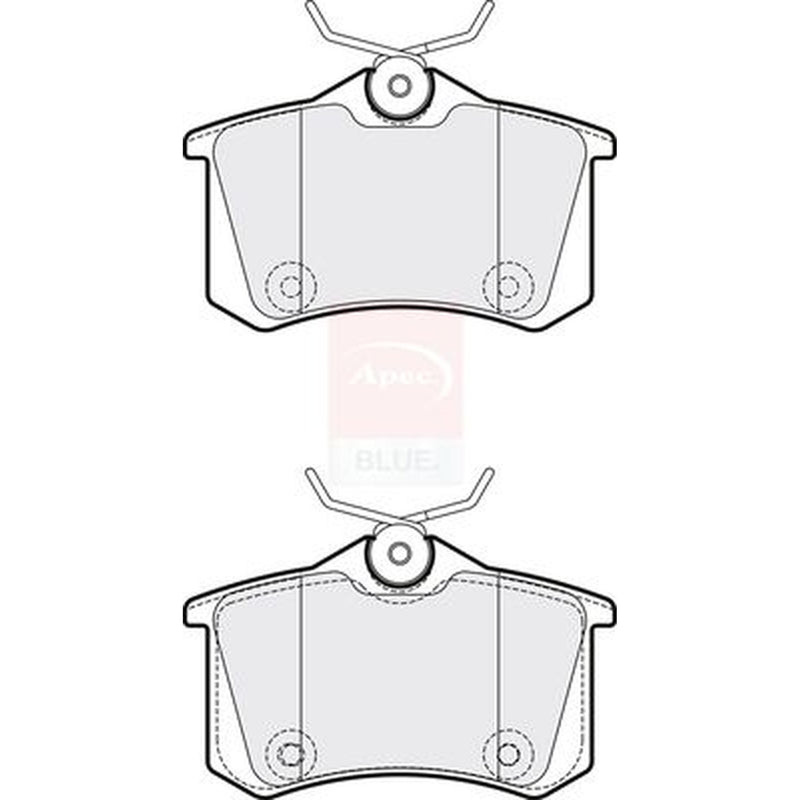 Apec Rear Brake Pad Set PD3276