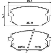 Mintex Front Brake Pad Set MDB4330