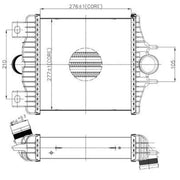 NRF Intercooler (Charge Air Cooler) 30988