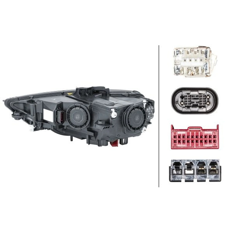 Hella Headlight Headlamp PSY24W Right 1ZS 010 740-661