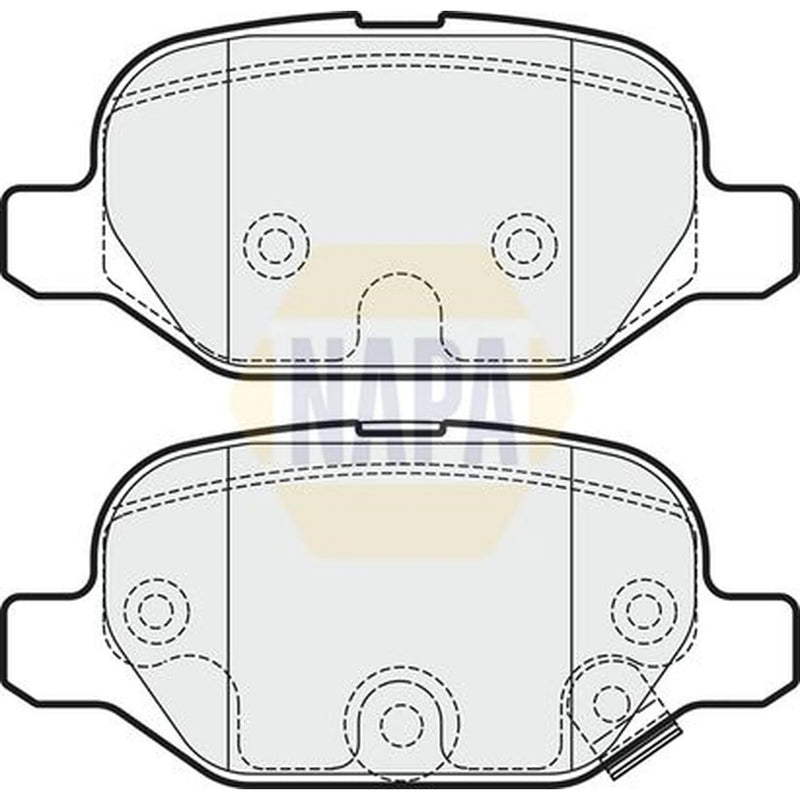 NAPA Rear Brake Pad Set NBP1772