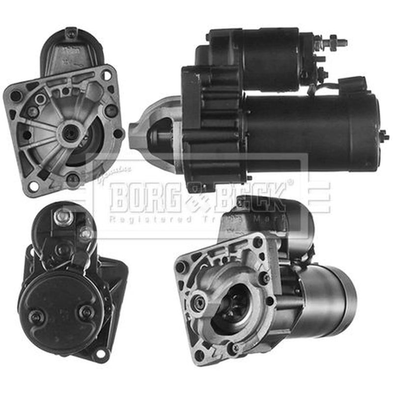 Borg & Beck Starter Motor 12V 1.1kW 9 Teeth BST2302