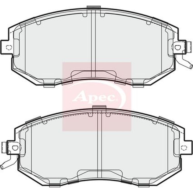 Apec Front Brake Pad Set PAD1868