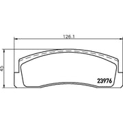 DON Front Brake Pad Set PCP1299