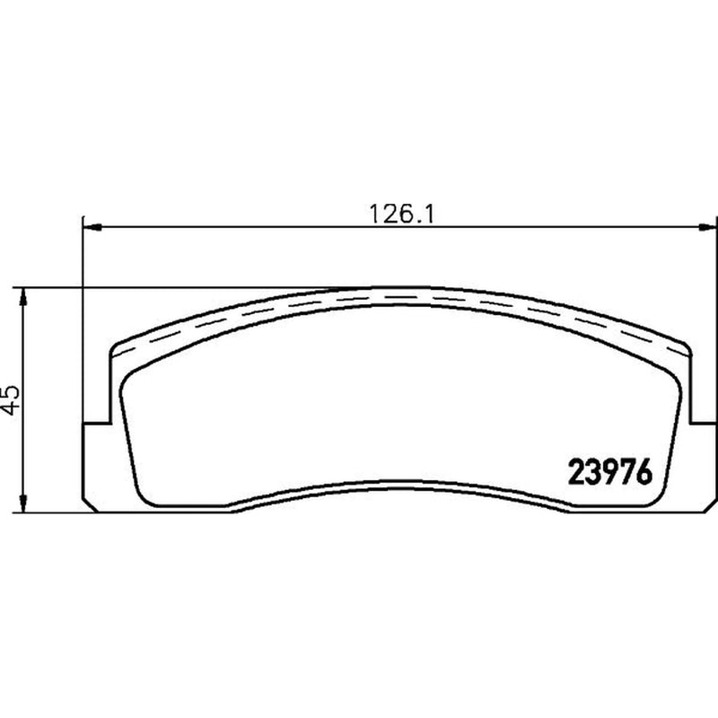 DON Front Brake Pad Set PCP1299
