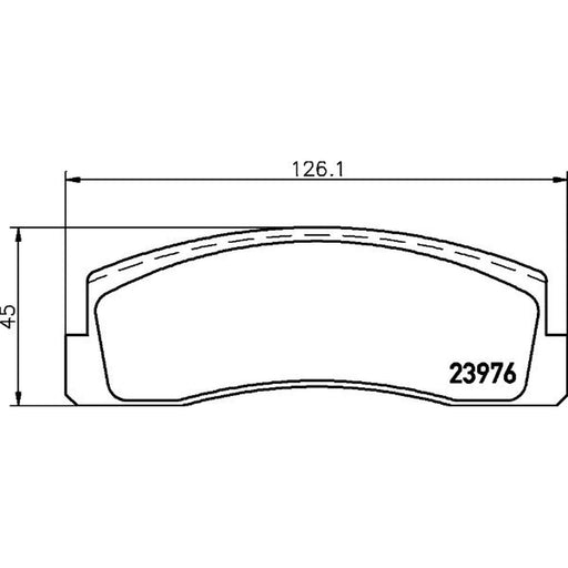 DON Front Brake Pad Set PCP1299