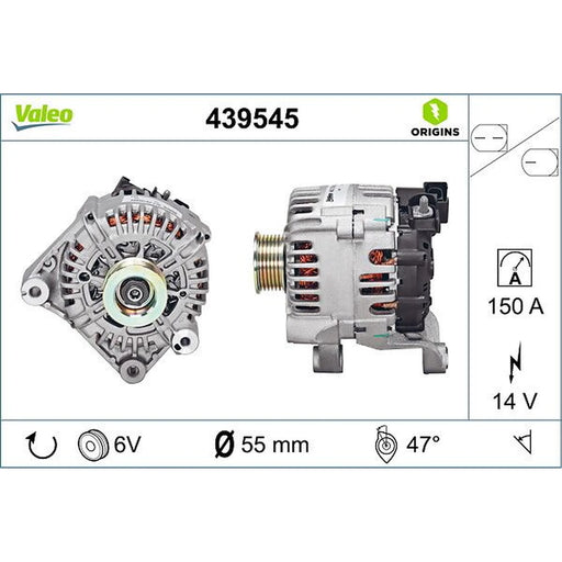 Valeo Car Alternator 12V 439545