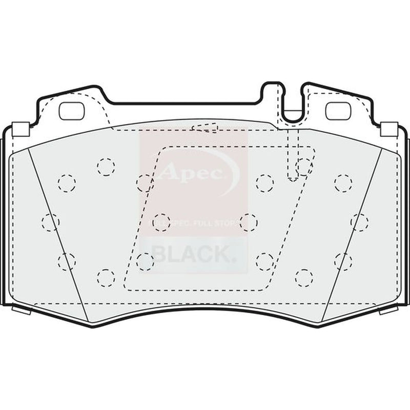 Apec Front Brake Pad Set PAD1153B