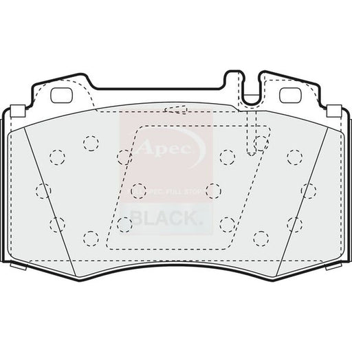 Apec Front Brake Pad Set PAD1153B