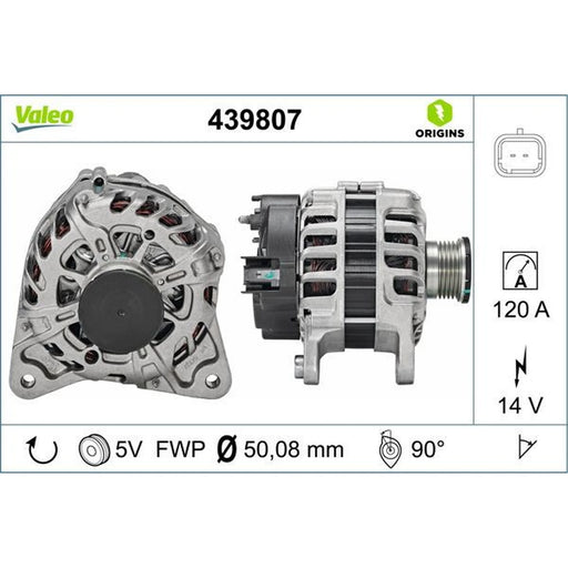 Valeo Car Alternator 12V 439807