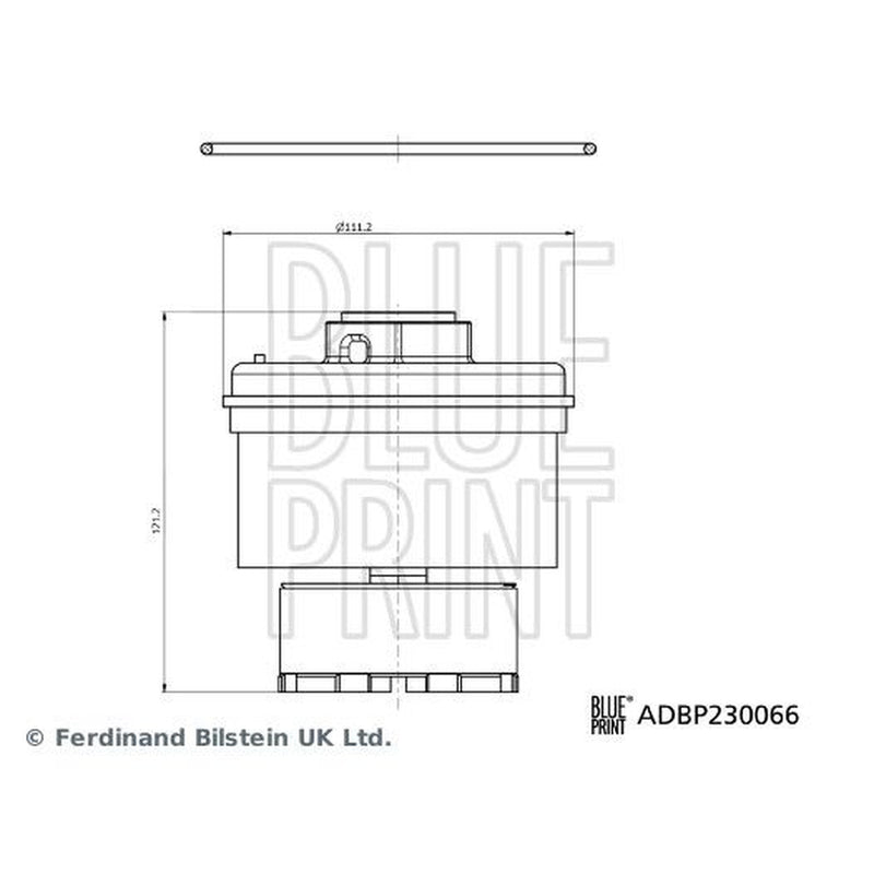 Blue Print Fuel Filter Element ADBP230066