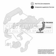 First Line Intercooler Turbo Charge Air Hose FTH1311