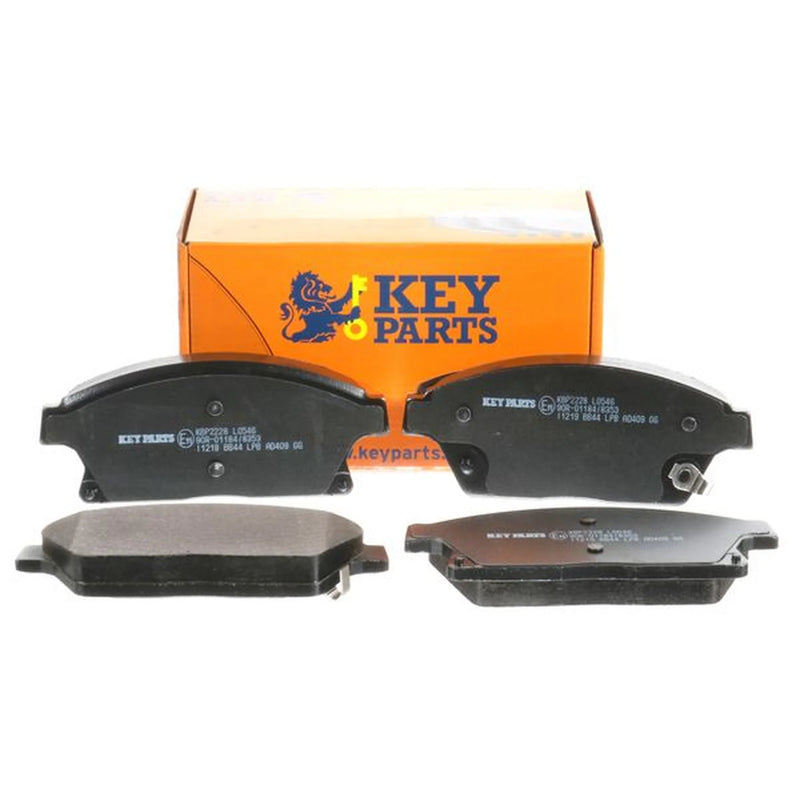 Key Parts 4 x Front Brake Pad Set KBP2228