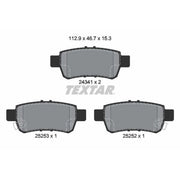 Textar Rear Brake Pad Set 2434101