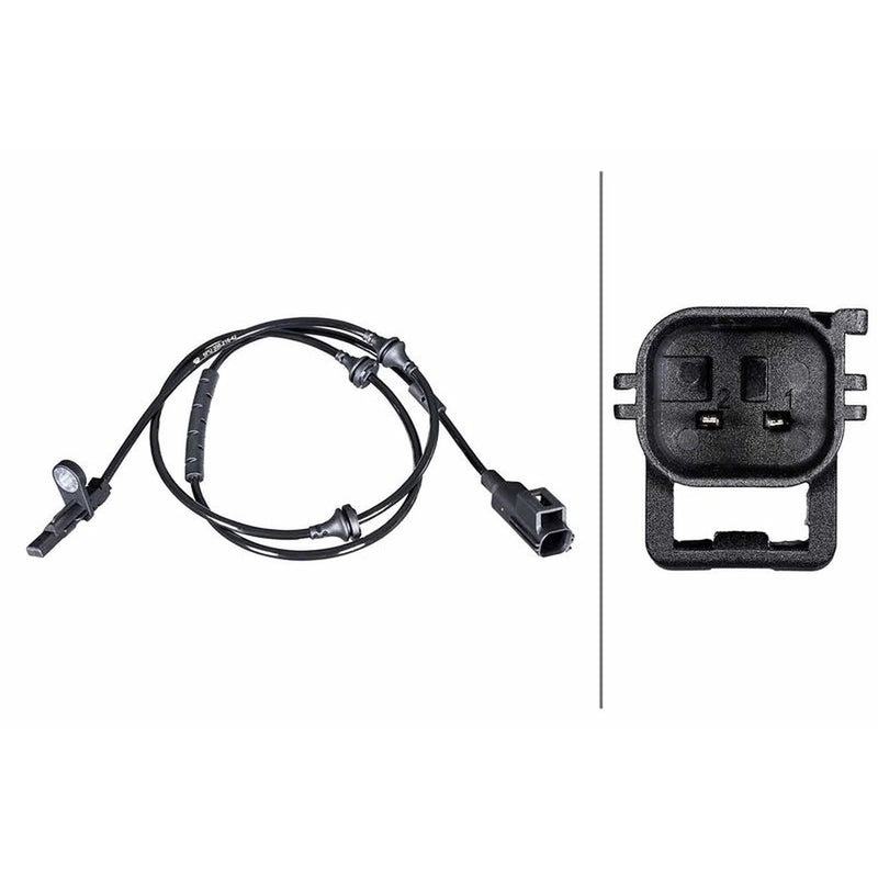 Hella ABS Wheel Speed Sensor Front 6PU 358 216-421