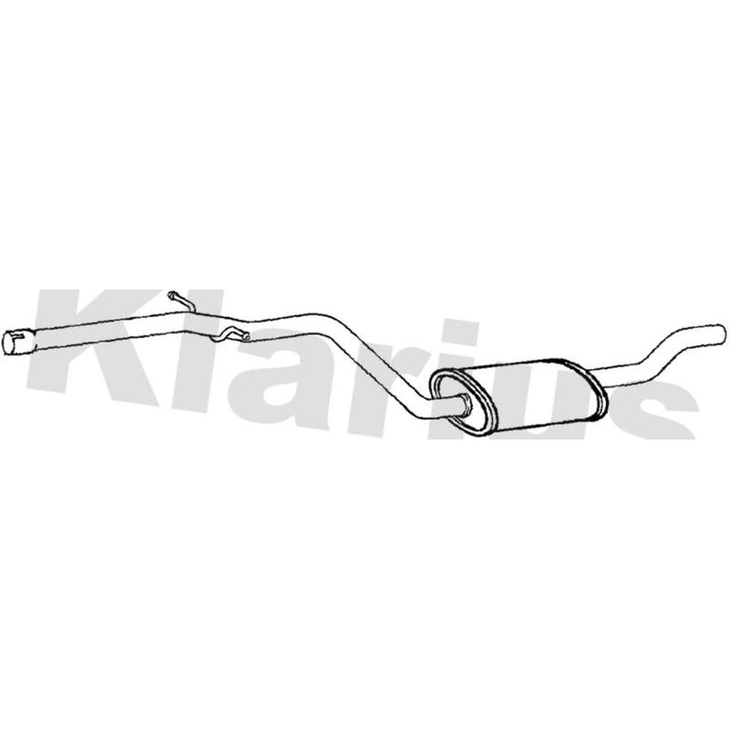 Klarius Box With Centre Pipe Centre VW713L