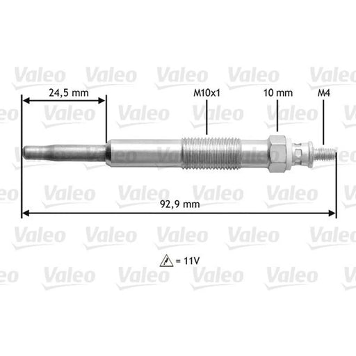 Valeo Diesel Engine Glow Plug 345106